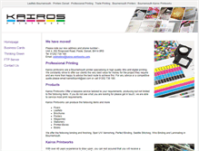 Tablet Screenshot of kairos-printworks.com